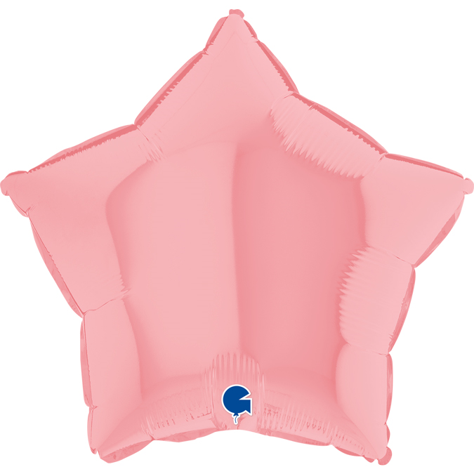звезда (18''/46 см) пастель matte pink grabo 1 шт.