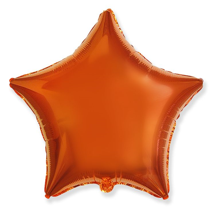 звезда (18''/46 см) оранжевый (orange) fm 1 шт.