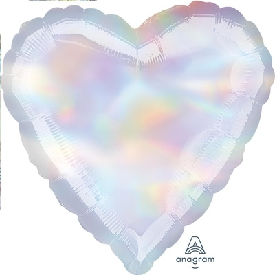 сердце (18"/46 см) блеск iridescent а 1 шт.
