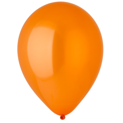 шар (12''/30 см) металлик tangerine (оранжевый) (430), эвертс 50 шт.