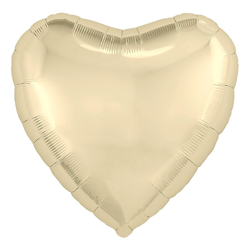 сердце (18"/46 см) шампань, agura 1 шт.