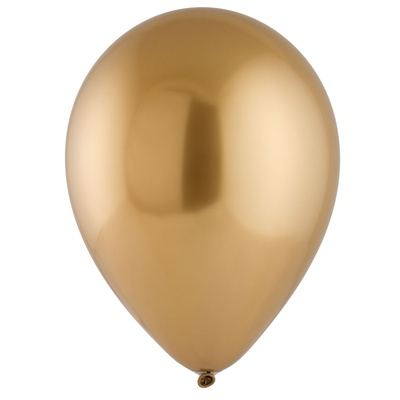 шар (12''/30 см) хром сатин gold sateen (819), эвертс 50 шт.