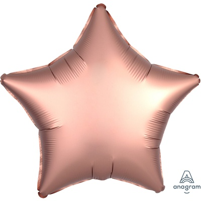 звезда (18"/46 см) сатин rose copper а 1 шт.