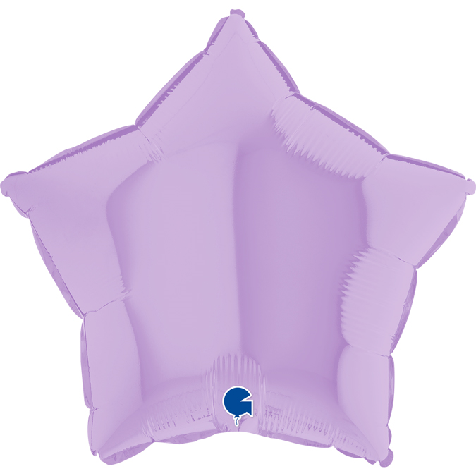 звезда (18''/46 см) пастель matte lilac, grabo 1 шт.
