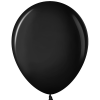 Шар (12"/30 см) Черный  пастель, Малайзия 100 шт.